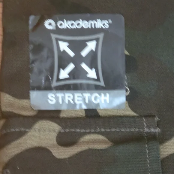 Akademiks Men’s Camo Cargo Pants Multi-Pocket Drawstring NWT Size XL - Picture 3 of 9